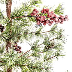 BristleTree With Berries & Hessian Base
