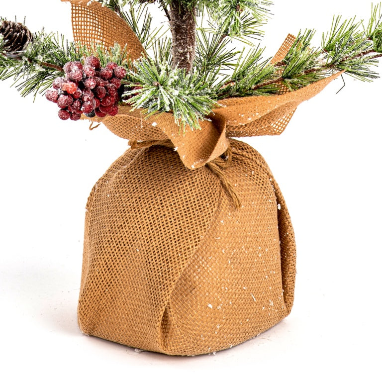 BristleTree With Berries & Hessian Base