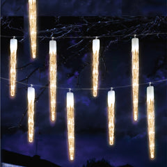 Chaser Icicles With 72 Warm White LEDs