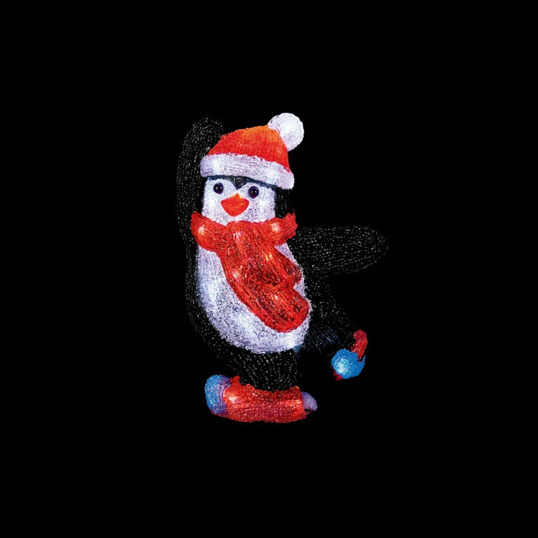 30cm Acrylic Skating Penguin