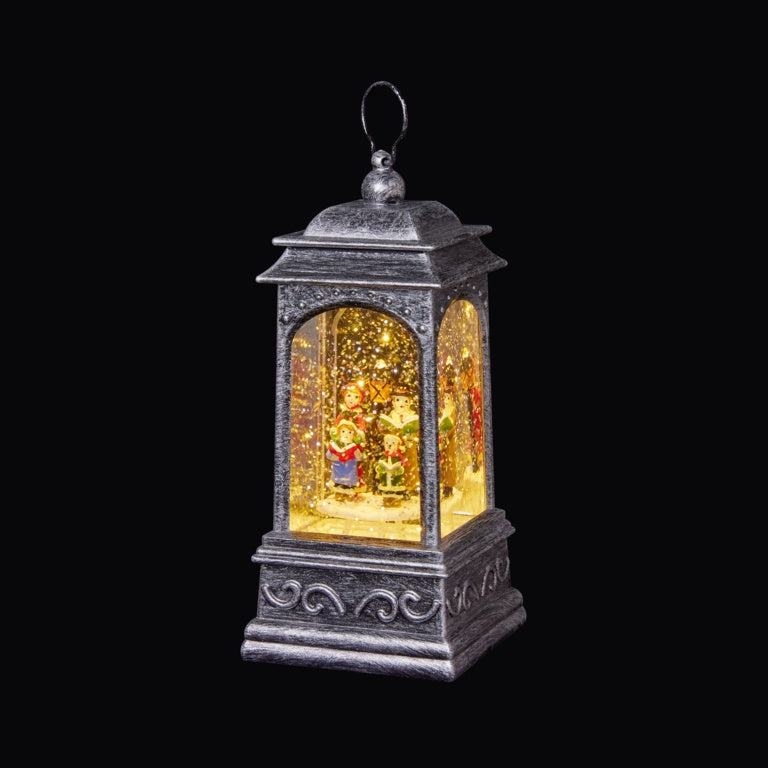 Carol Scene Water Spinner Lantern