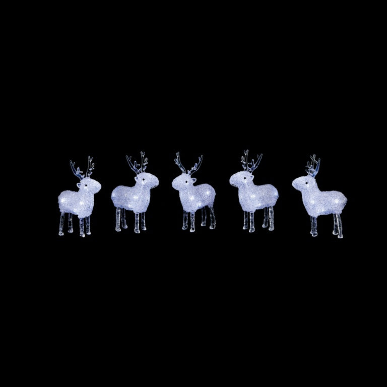 Acrylic Reindeer With 40 LEDs