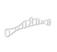 Rack Ends White (2)