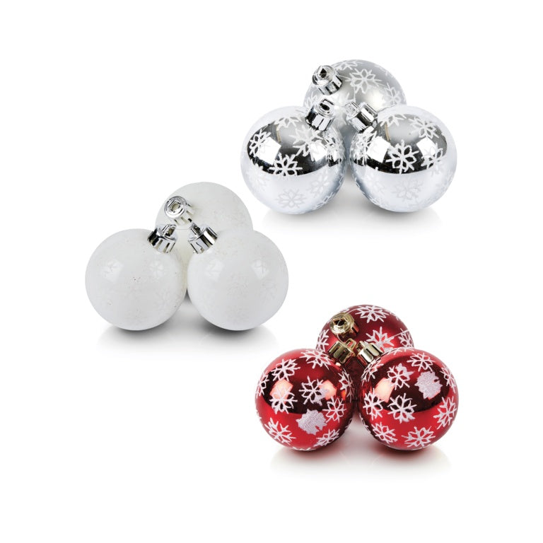3 Piece Multi Snowflake Cluster Assorted