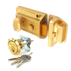 Champagne Finish Standard Nightlatch