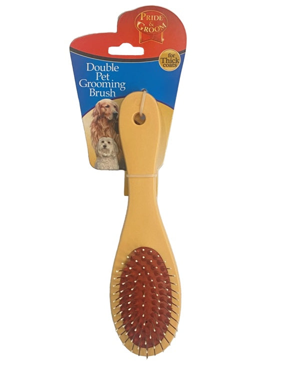 Double Pet Grooming Brush