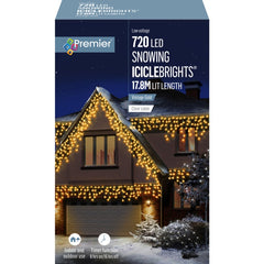 720 LED Snowing Icicles With Timer