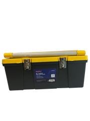 Toolbox With Metal Handle