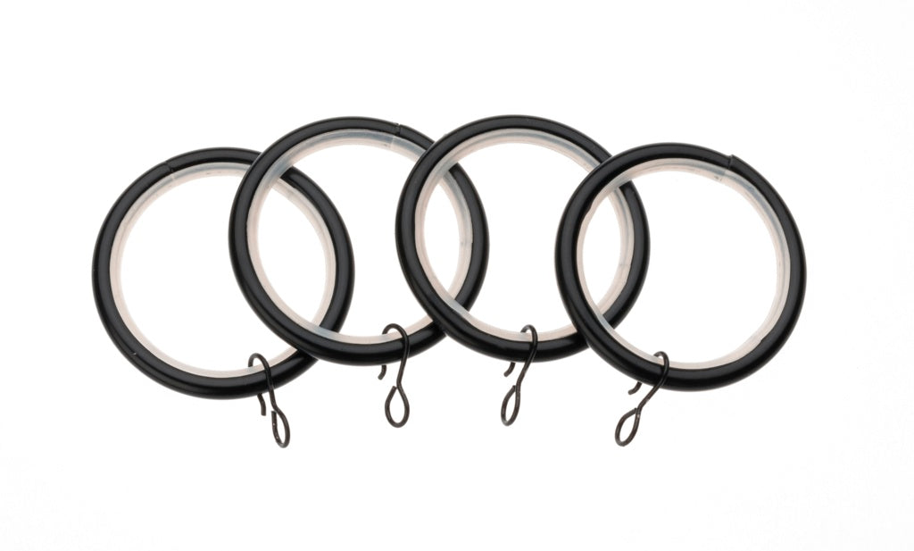 Metal Rings Black 28mm