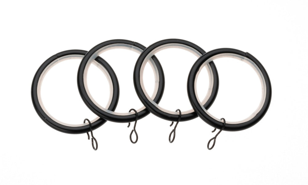 Metal Rings Black 28mm
