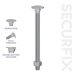 Carriage Bolt 5 Pack