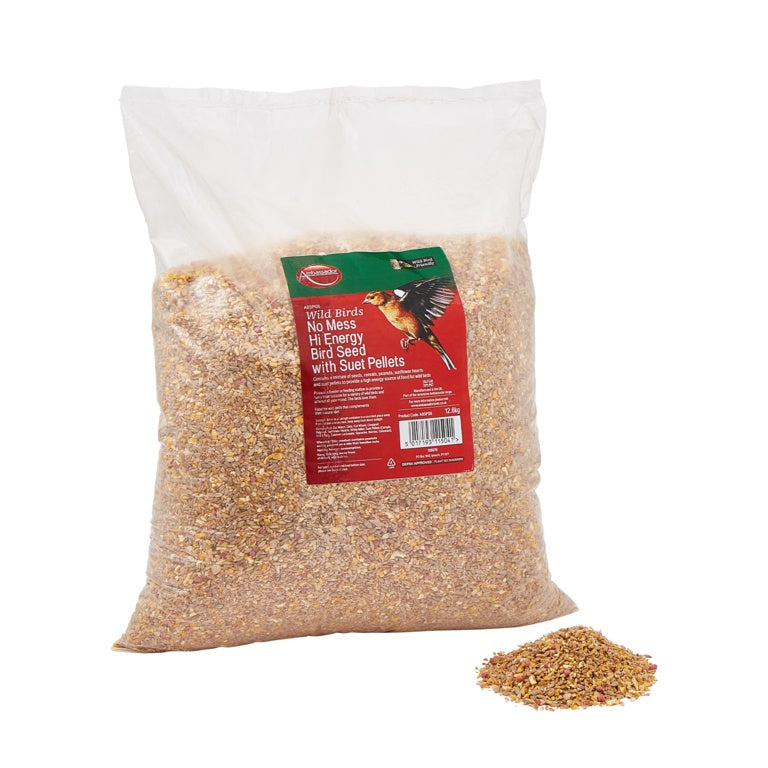 Hi Energy No Mess Bird Seed with Suet Pellets