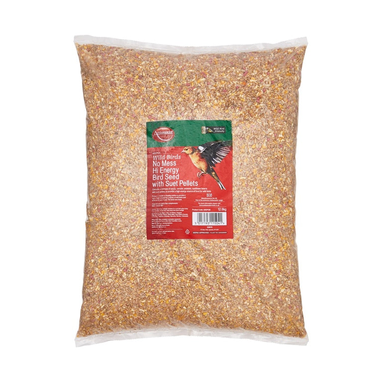 Hi Energy No Mess Bird Seed with Suet Pellets