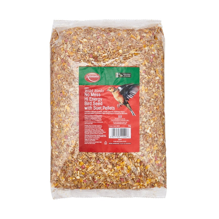Hi Energy No Mess Bird Seed with Suet Pellets