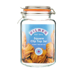 Clip Top  Jar - Square