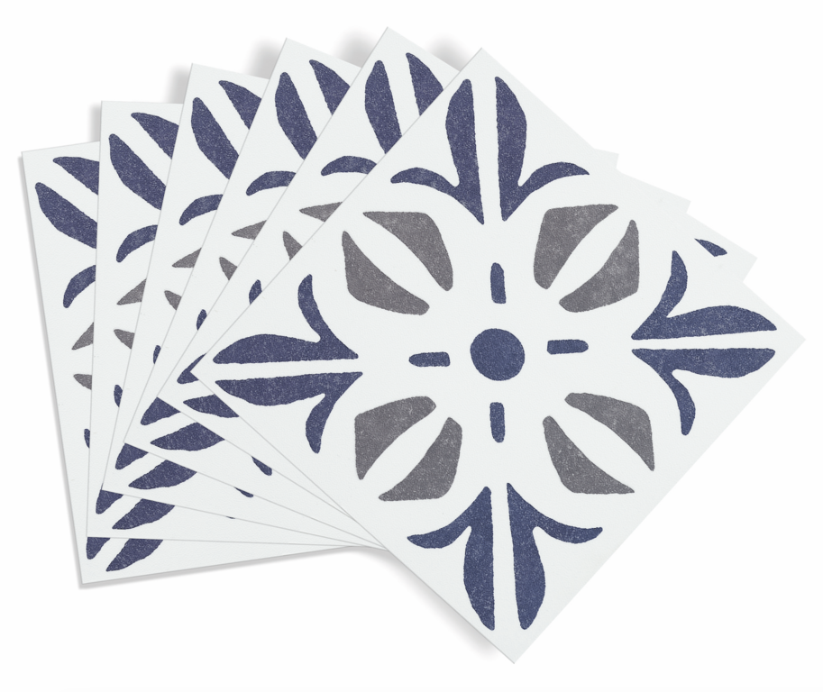 Self Adhesive Wall Tile Cuba Blue