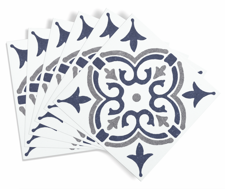 Self Adhesive Wall Tile Jamila Blue