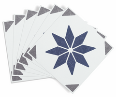 Self Adhesive Wall Tile Alia Blue