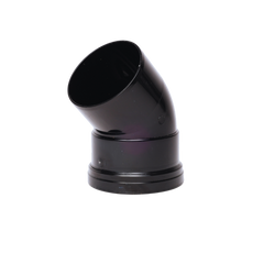 Single Socket 135° Bend Black