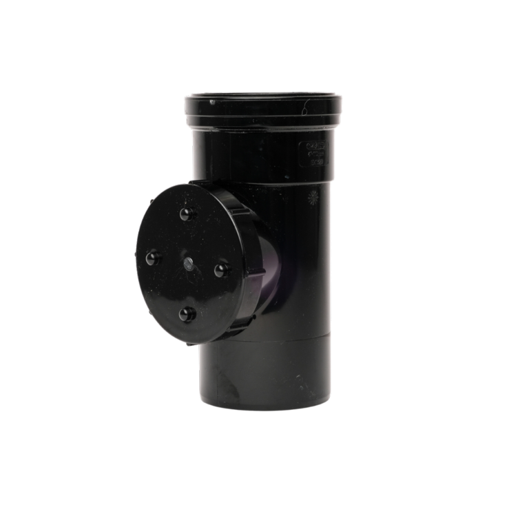 Single Socket Access Pipe Black