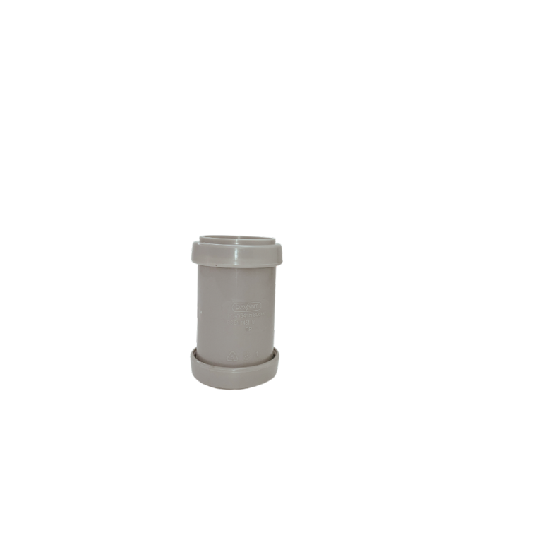 Push Fit Straight Coupling Grey