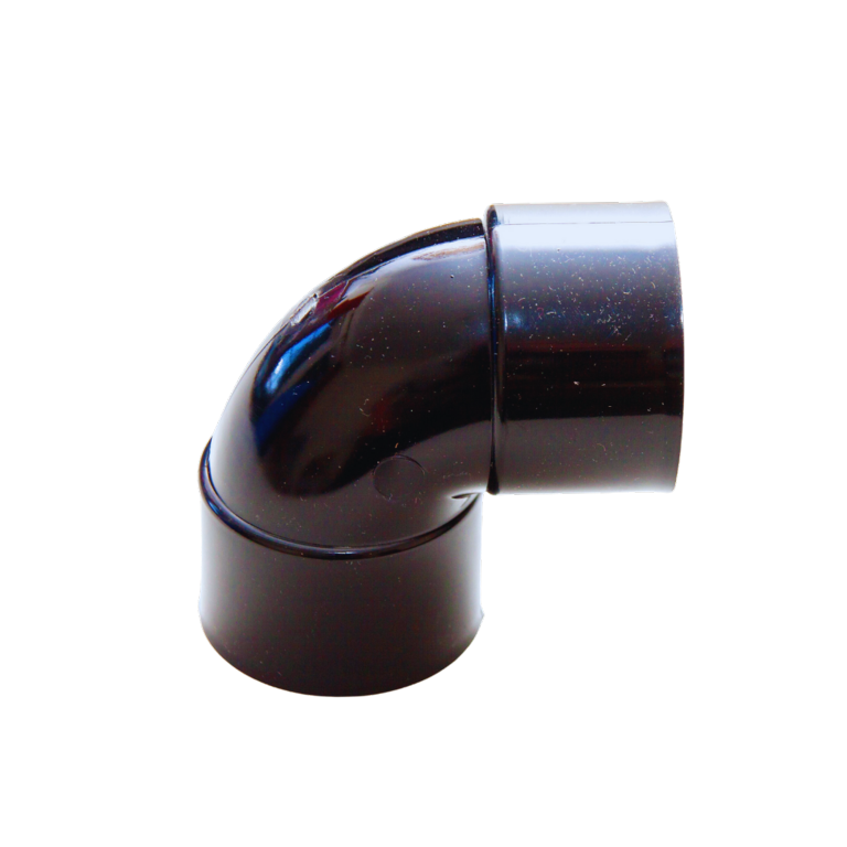 Solvent Weld Knuckle 90° Bend Black
