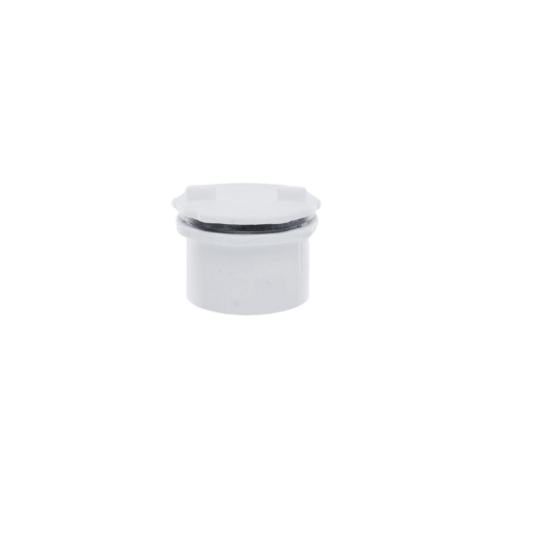 Solvent Weld Screwed Access Plug White
