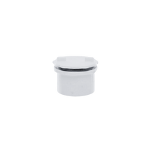 Solvent Weld Screwed Access Plug White
