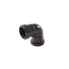 Push Fit Knuckle 90° Bend Black