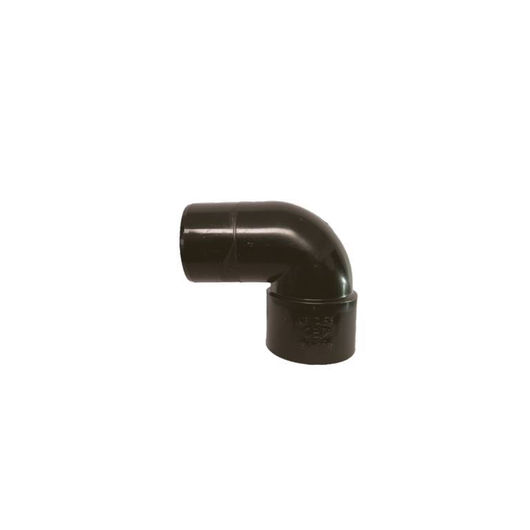 Solvent Weld Swivel 92.5° Bend Black
