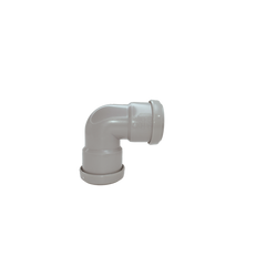 Push Fit Knuckle 90° Bend Grey