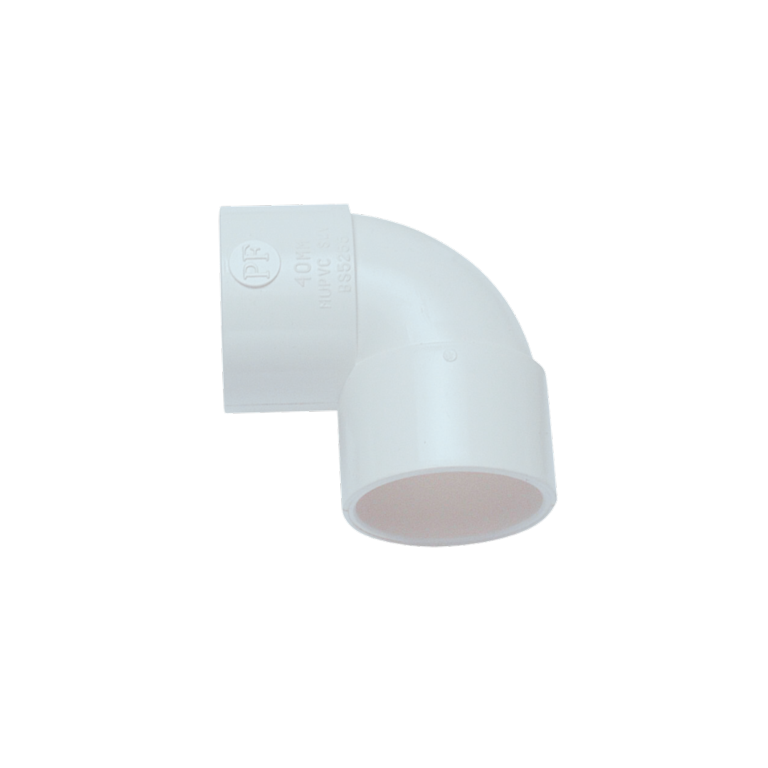 Solvent Weld Knuckle 90° Bend White