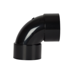 Solvent Weld Swept Bend 92.5° Black