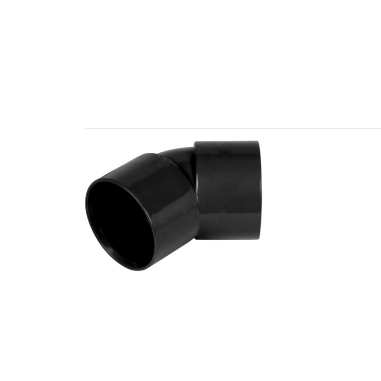 Solvent Weld Obtuse 45° Bend Black
