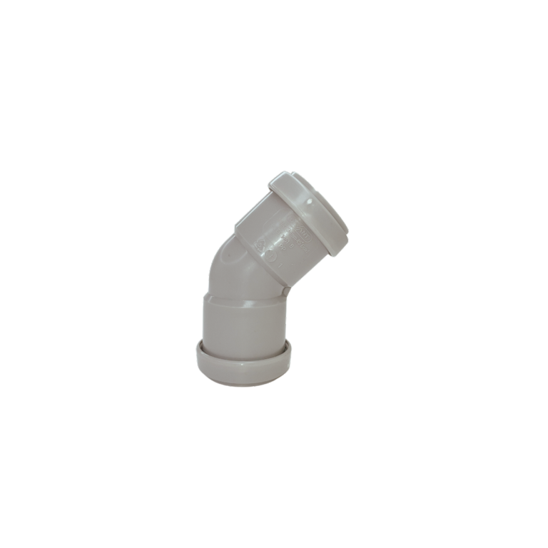Push Fit Obtuse 45° Bend 40mm