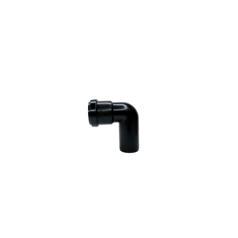 Push Fit Swivel Bend 91.25° Black