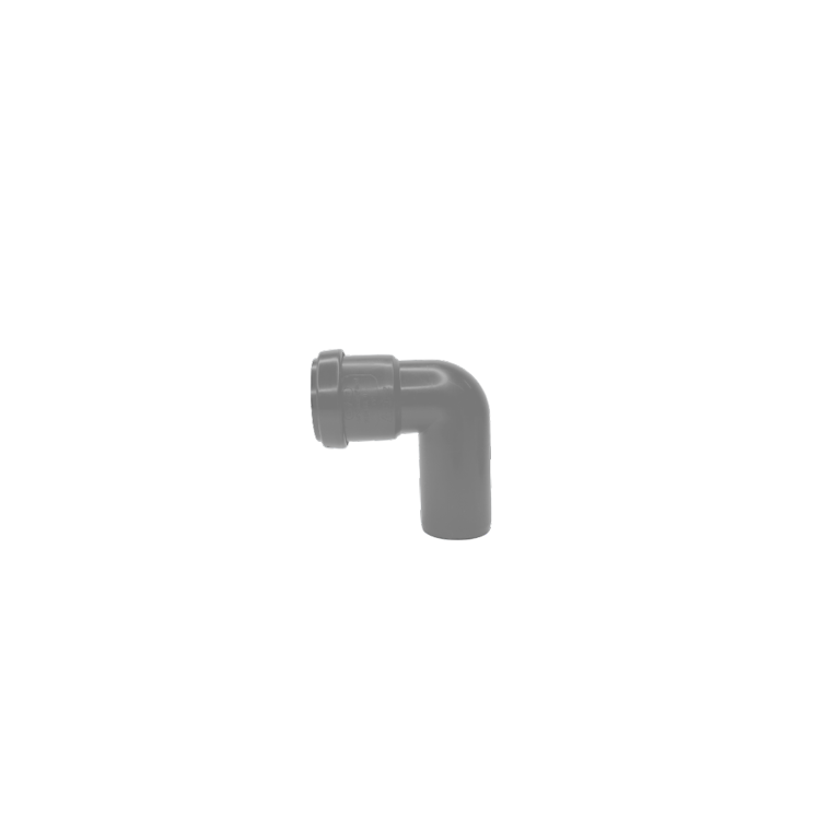 Push Fit Swivel Bend 91.25° Grey