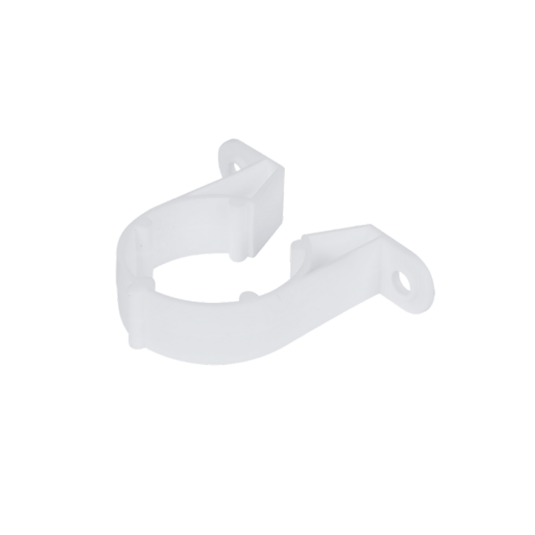 Pipe Clip White Pack 10