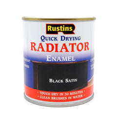Quick Dry Radiator Paint Black Satin