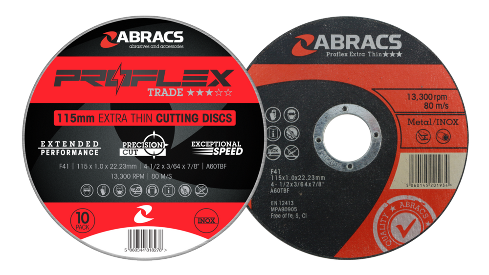 Proflex Extra Thin Cutting Discs Pack 10
