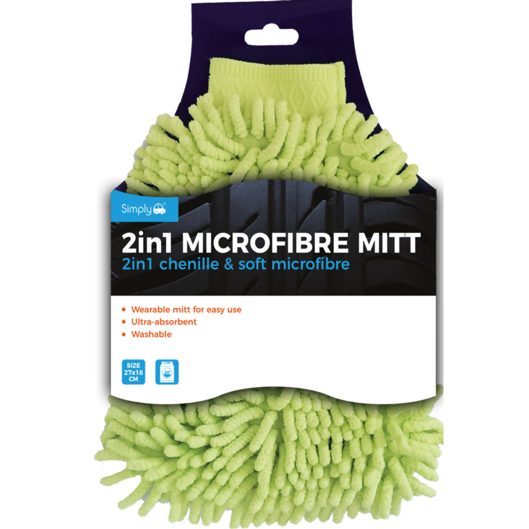 2 In 1 Microfibre Mitt