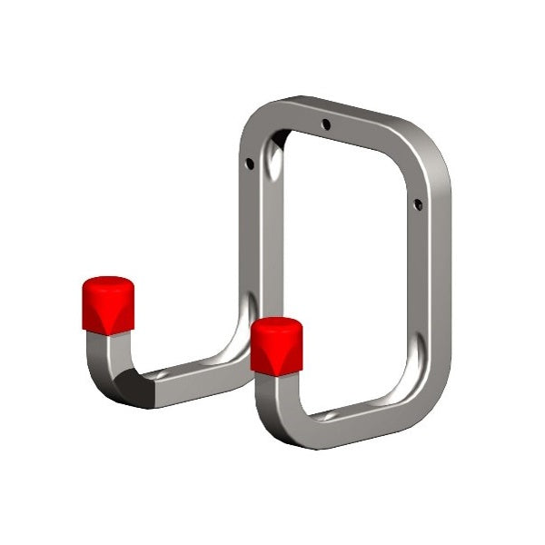 Galvanised Square Double Wall Hook
