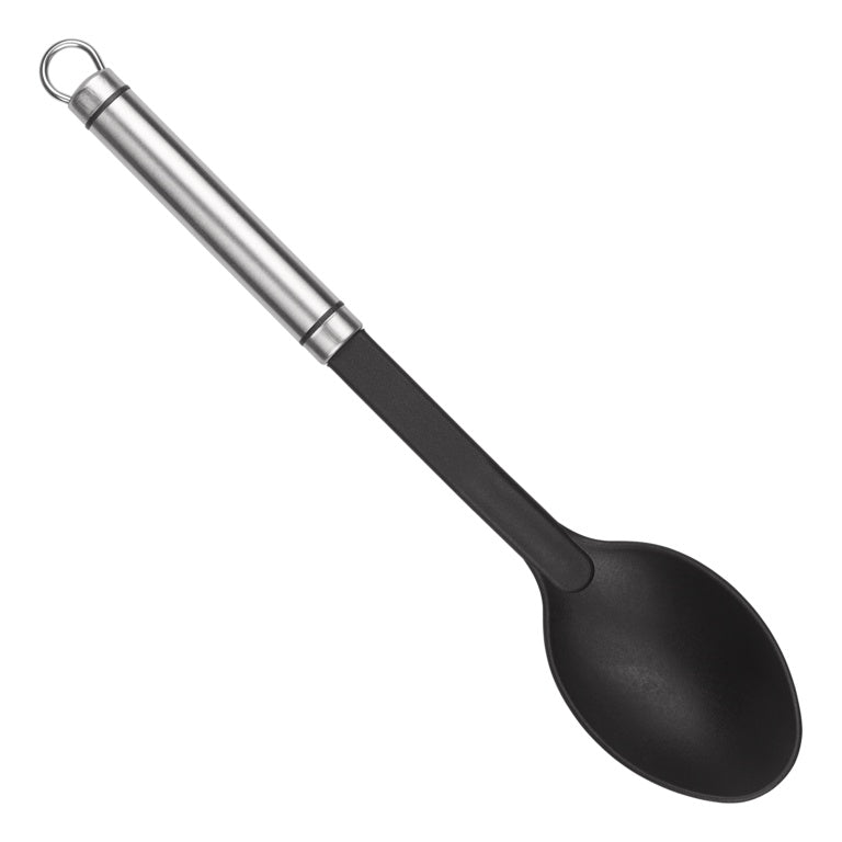 Solid Spoon With Stainless Steel Handle