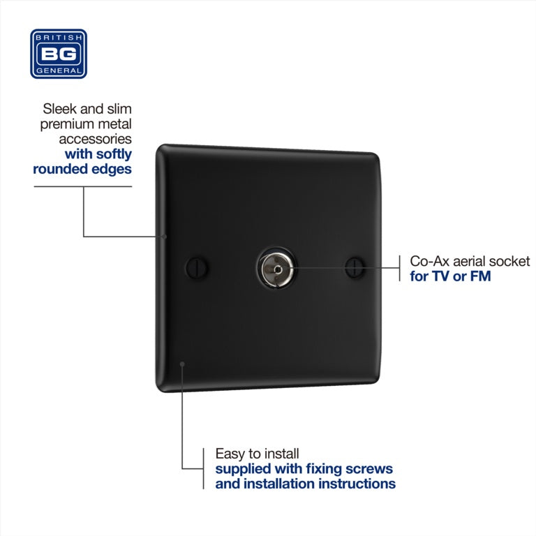 Single Socket For TV Aerial Connection