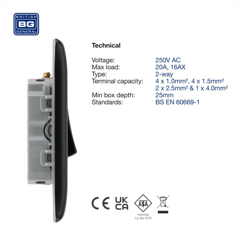 Triple Switch 16ax 2 Way