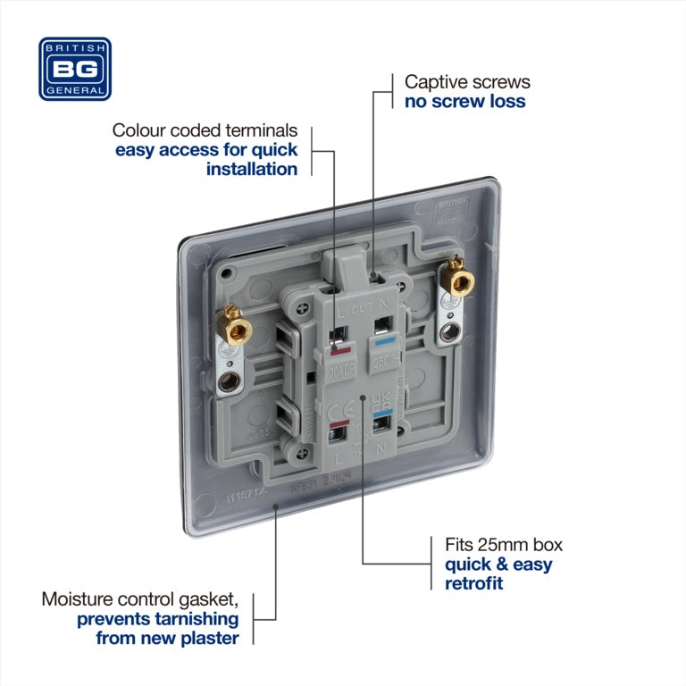 Double Pole Switch With Power Indicator