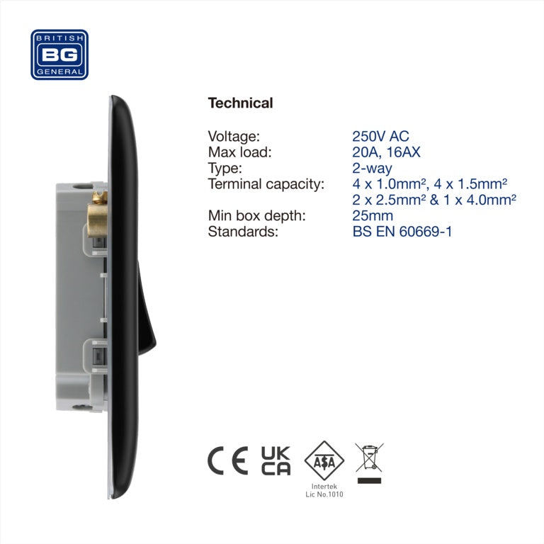 Quadruple Switch 16ax 2 Way