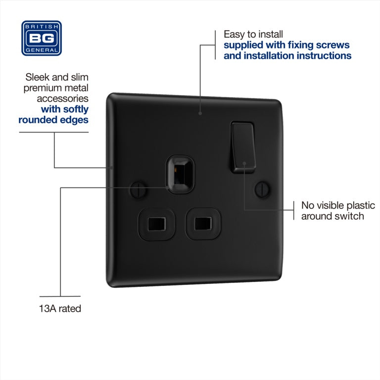 Single Switched Power Socket