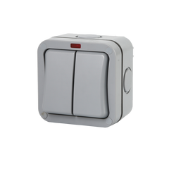 Double Outdoor Weatherproof Switch 2 Way