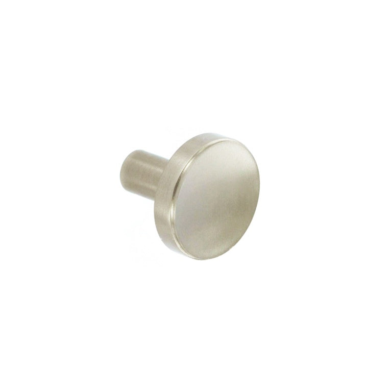 Solid Brass Disc Knob 32mm